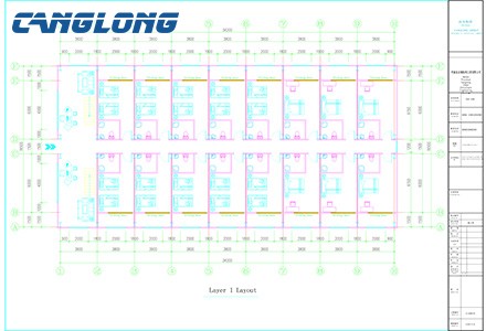 Container House Plane layout