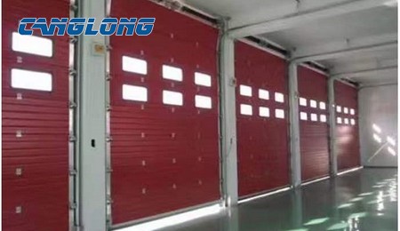 Installation method of electric rolling shutter door