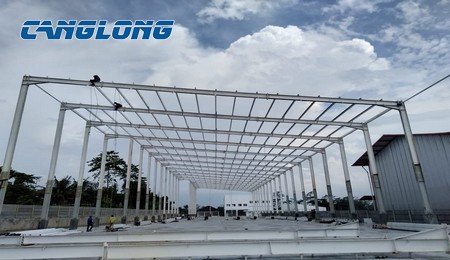 Philippine steel structure food factory project