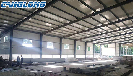 Canglong Group's steel structure project in Philippines