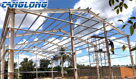 Canglong group's warehouse project in Mozambique