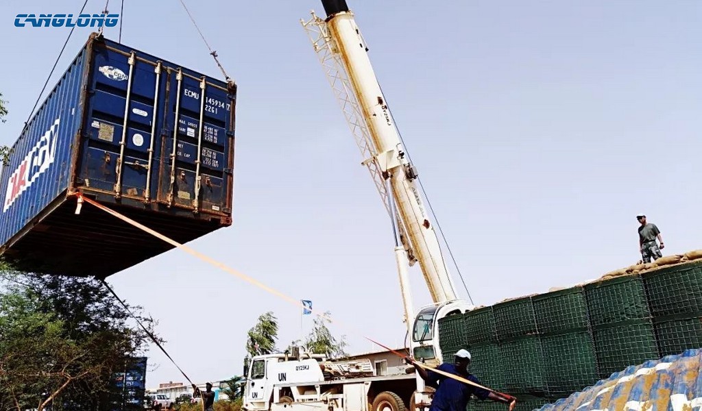 Unloading instructions for steel structure