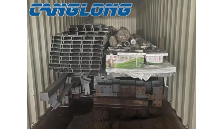 Delivery of steel structure from small warehouse in Mexico