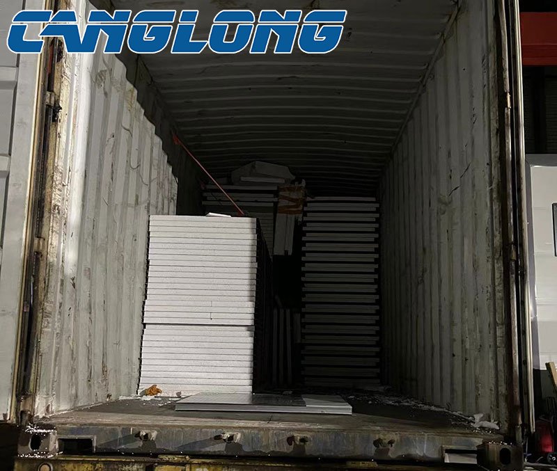 workshop sandwich panels shipped