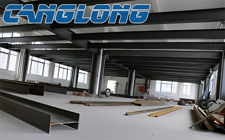 steel frame factory partition