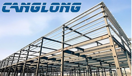 Which buildings will be constructed with steel structures?