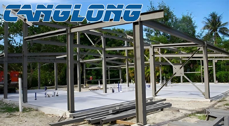 steel structure warehouse building installation