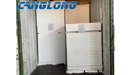 Hungary eps foam panel packaged and shipped