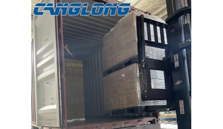 Germany 75mm thick rock wool sandwich panel delivery