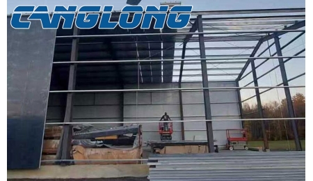 How long does it take to build a steel frame warehouse?