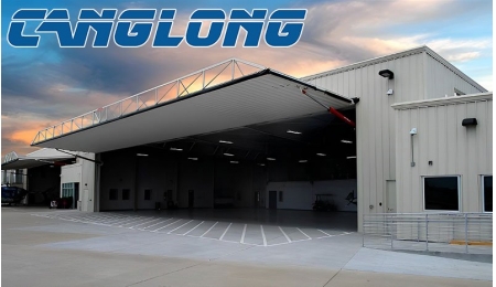 Size design of prefabricated aircraft hangar