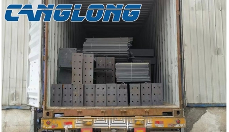 Steel structure warehouse kits shipped to Chile