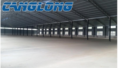 Design of column spacing in steel structure warehouse