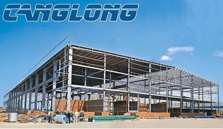 Construction issues of two-storey steel structure workshop