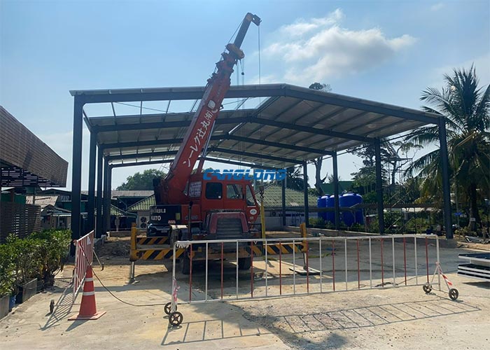 Thailand steel structure shed