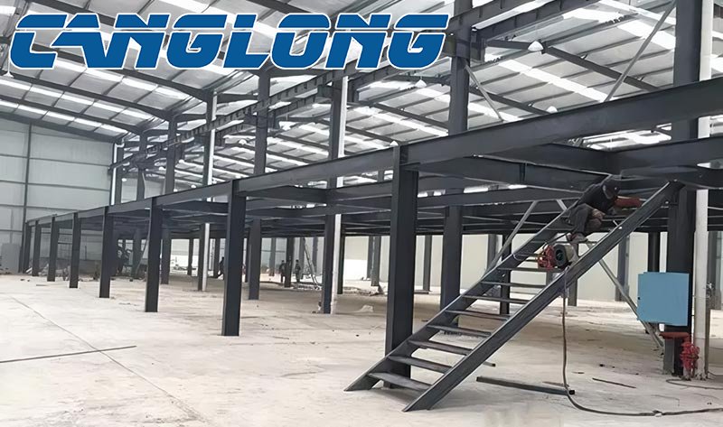 factory steel structure platform