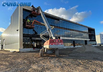 Canadian glass manufacturing plant