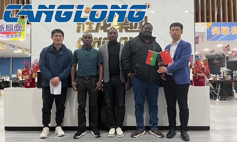 Burkina Faso clients visit Canglong