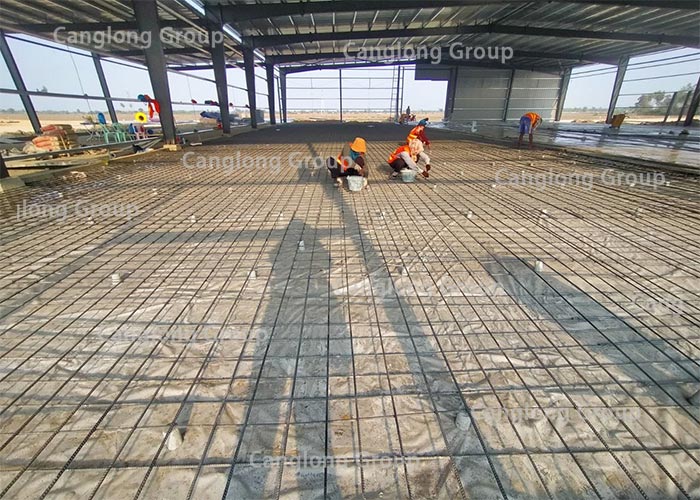 Cambodia steel warehouse construction