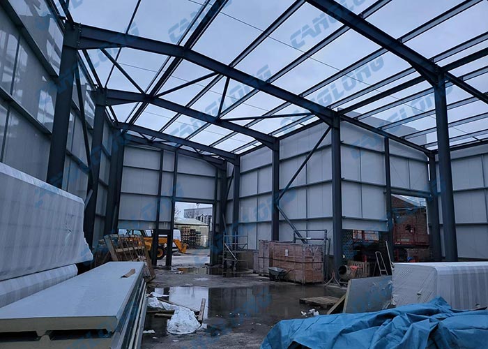 Britain prefabricated steel warehouse