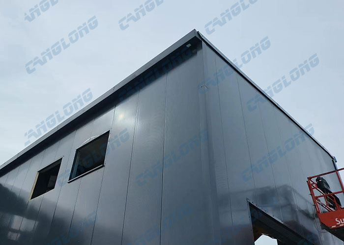 Britain prefabricated steel warehouse