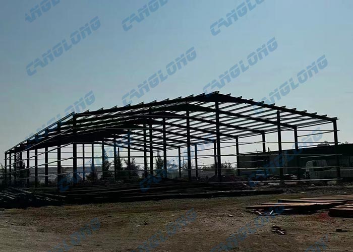 Zambia steel warehouse construction