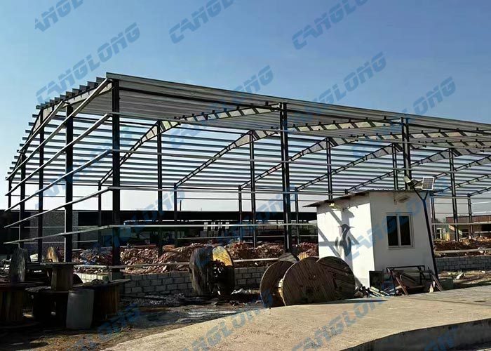 Zambia steel warehouse construction