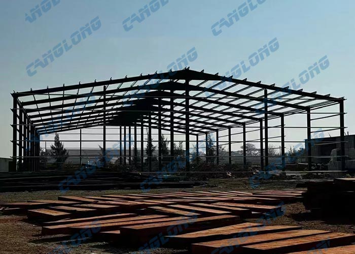 Zambia steel warehouse construction