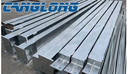 What environments are galvanized steel structures suitable for?