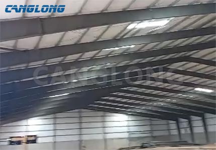 Egypt large span steel workshop