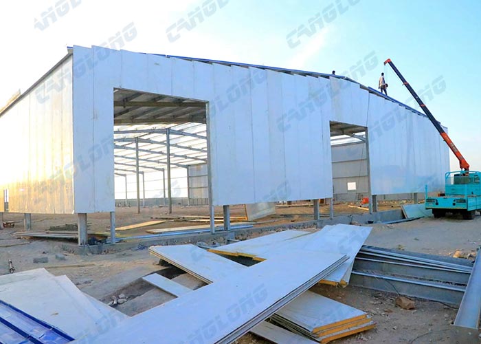 Somalia galvanized steel workshop