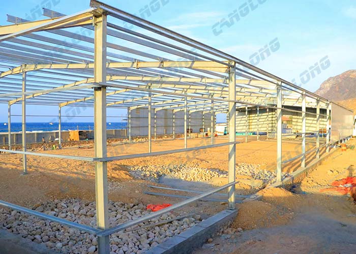 Somalia galvanized steel workshop