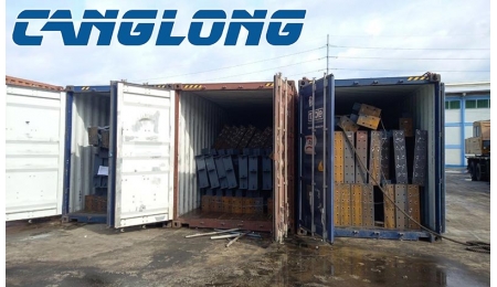 Steel structures for the large factory project in the Philippines has arrived