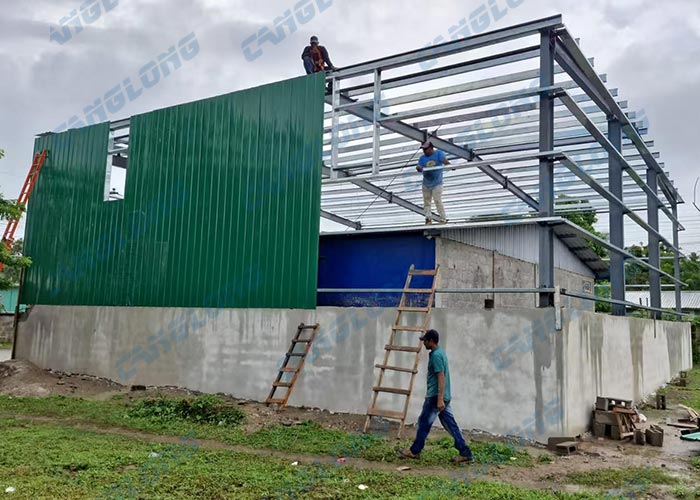 Honduras steel warehouse construction