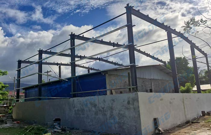 Honduras steel warehouse construction