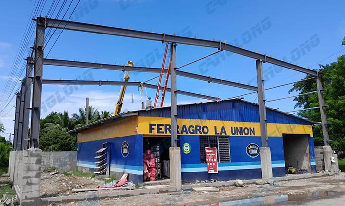 Honduras steel warehouse construction