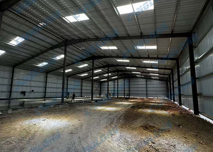 Zambia 30x60m steel warehouse building