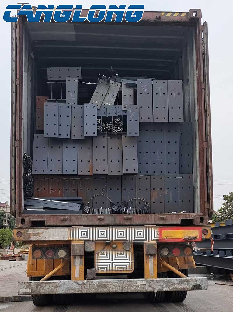 steel structure shipped