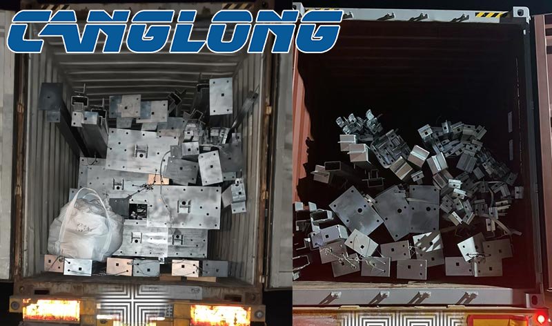 prefabricated galvanized steel structure shipment