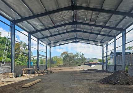 Costa Rica 40x14m warehouse shed