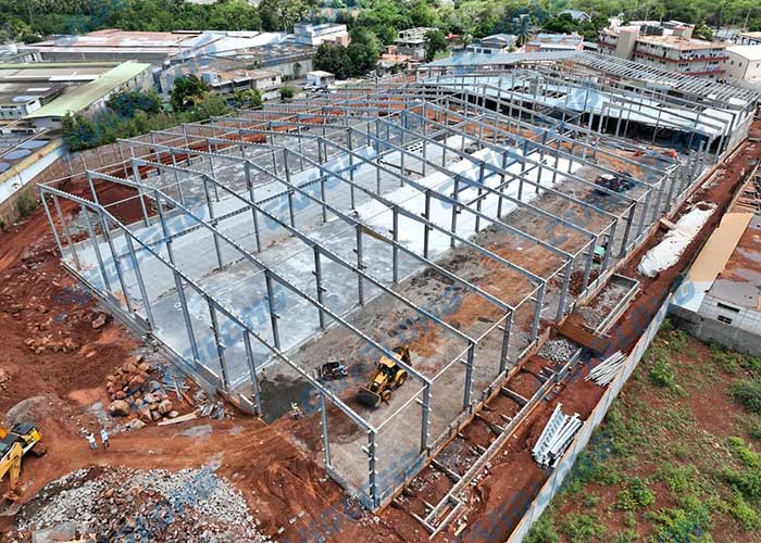 Mauritius 10000sqm steel structure warehouse