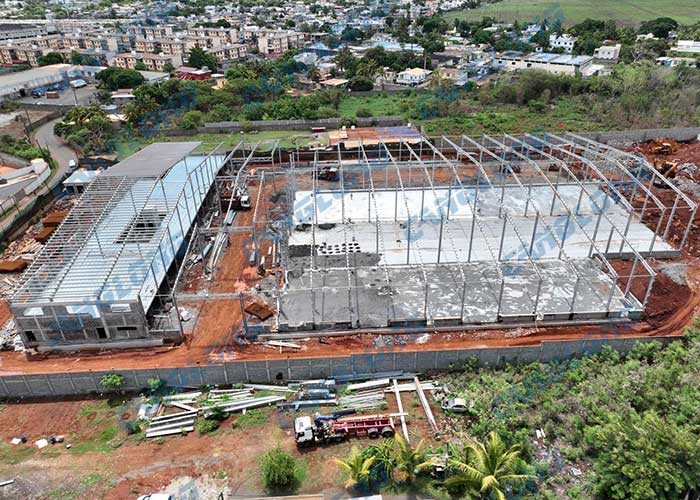 Mauritius 10000sqm steel structure warehouse