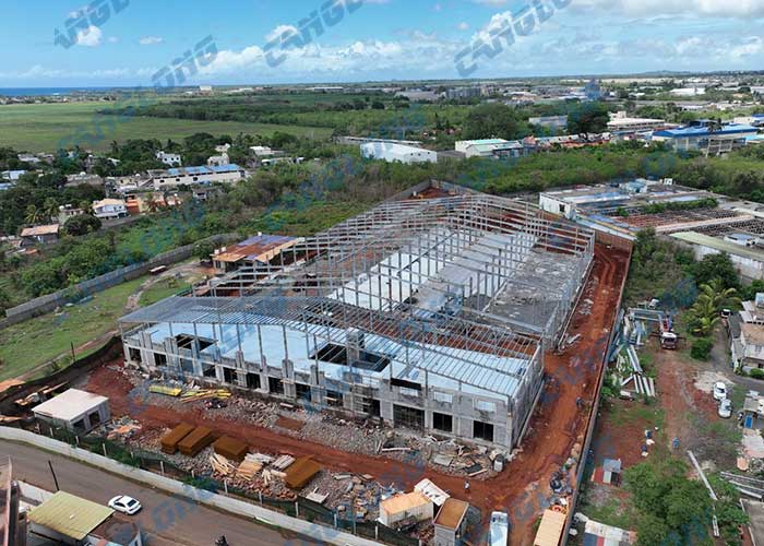 Mauritius 10000sqm steel structure warehouse