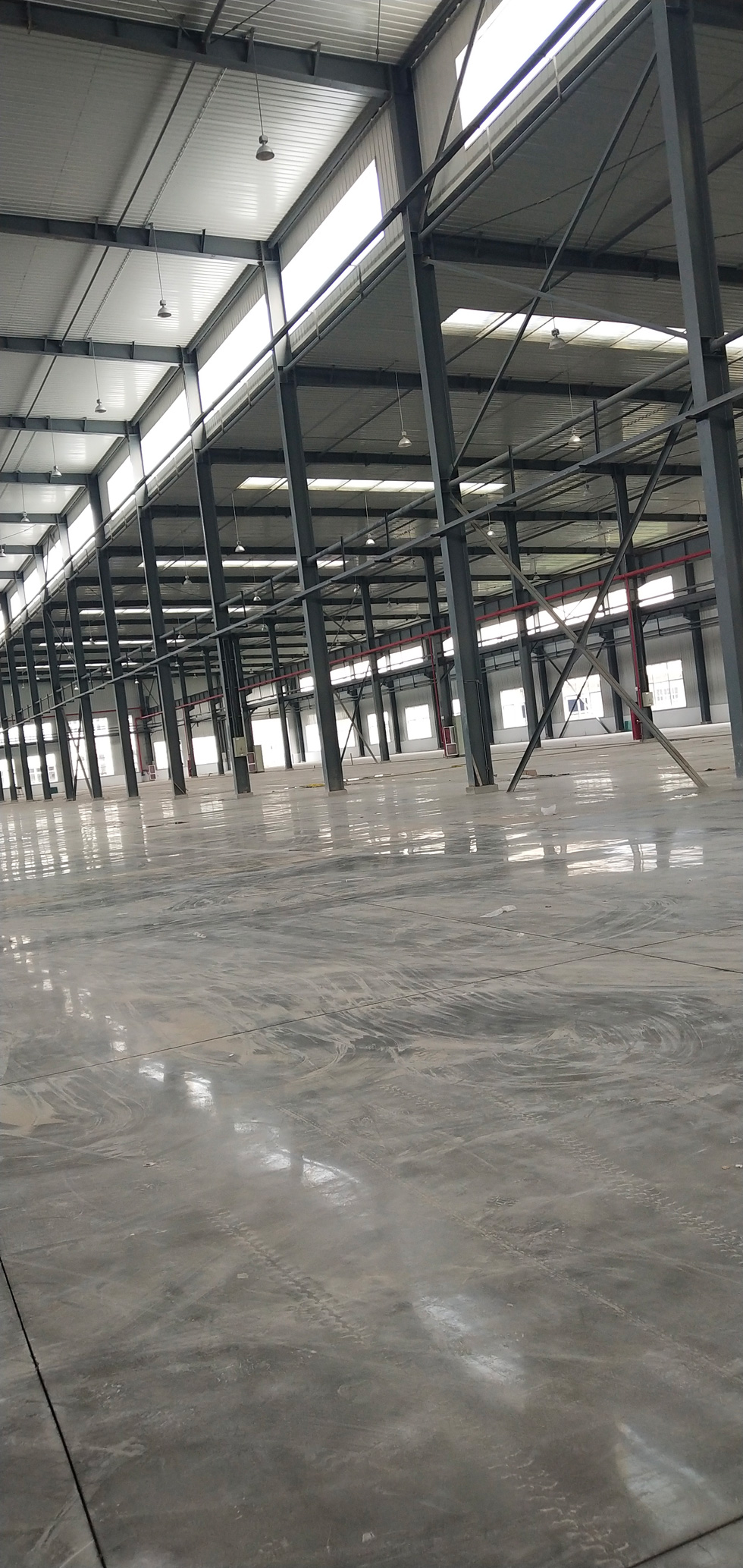 18300 Square Meters Prefab Steel Structure Logistics Warehouse Construction