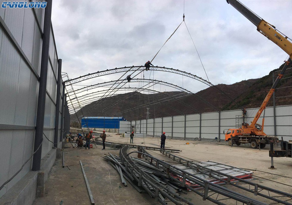 Construction of Arch Steel Structures